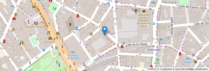 Mapa de ubicacion de Habibi en Sepanyol, Comunidad De Madrid, Comunidad De Madrid, Área Metropolitana De Madrid Y Corredor Del Henares, Madrid.