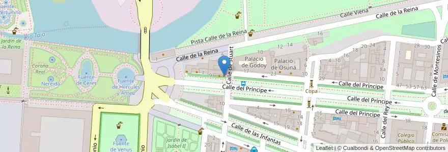 Mapa de ubicacion de Hábitat Café en スペイン, マドリード州, Comunidad De Madrid, Las Vegas, Aranjuez.