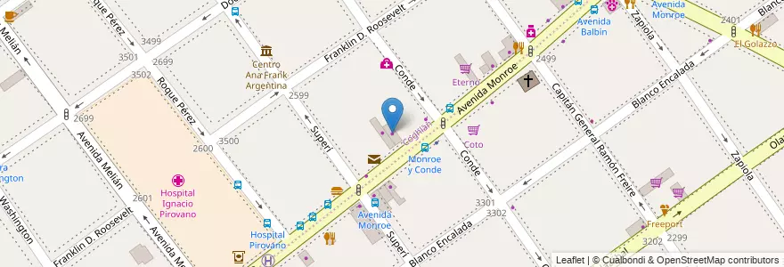 Mapa de ubicacion de Hadas & Duendes, Coghlan en Argentina, Autonomous City Of Buenos Aires, Autonomous City Of Buenos Aires.