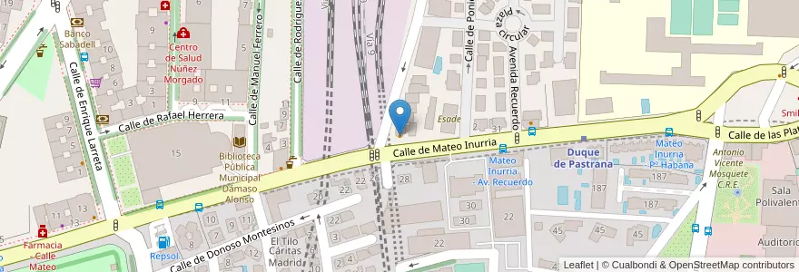 Mapa de ubicacion de Hak en Spanje, Comunidad De Madrid, Comunidad De Madrid, Área Metropolitana De Madrid Y Corredor Del Henares, Madrid.
