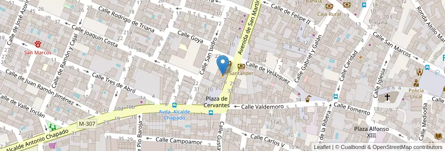 Mapa de ubicacion de Halley Space Café en Spagna, Comunidad De Madrid, Comunidad De Madrid, Las Vegas, San Martín De La Vega.