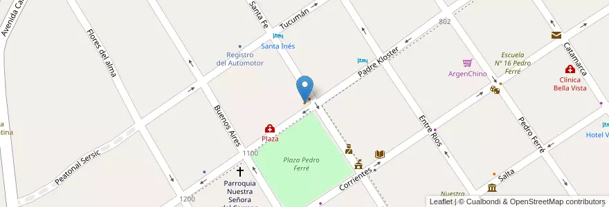 Mapa de ubicacion de Halloween Pub en アルゼンチン, コリエンテス州, Departamento Bella Vista, Municipio De Bella Vista.