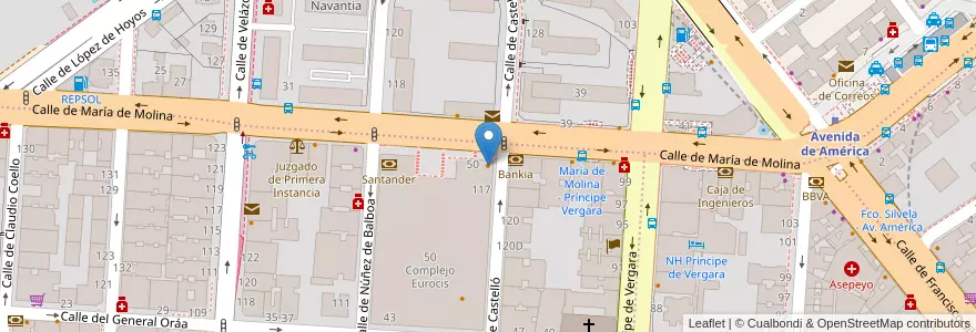 Mapa de ubicacion de Hamburguesa Nostra en إسبانيا, منطقة مدريد, منطقة مدريد, Área Metropolitana De Madrid Y Corredor Del Henares, مدريد.