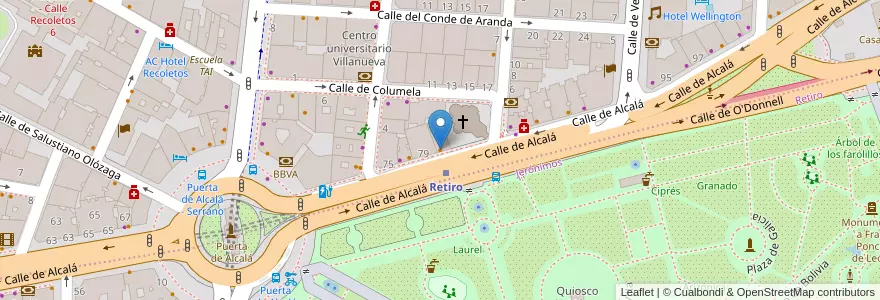 Mapa de ubicacion de Hamburguesa Nostra en Испания, Мадрид, Мадрид, Área Metropolitana De Madrid Y Corredor Del Henares, Мадрид.