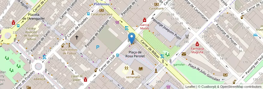 Mapa de ubicacion de Hamburguesería Jou's en اسپانیا, Catalunya, Barcelona, Barcelonès, Barcelona.