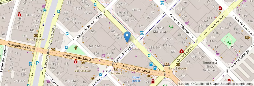 Mapa de ubicacion de Hamelin en Испания, Каталония, Барселона, Барселонес, Барселона.