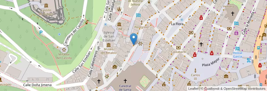 Mapa de ubicacion de HAMMER Heavy Metal Pub en Sepanyol, Castilla Y León, Burgos, Alfoz De Burgos, Burgos.
