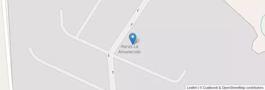 Mapa de ubicacion de Haras La Amanecida en Argentina, Provincia Di Buenos Aires, Partido De Exaltación De La Cruz.