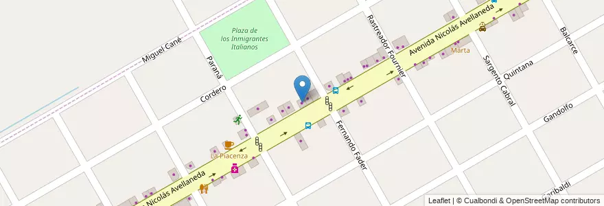Mapa de ubicacion de Hari Dulce en 阿根廷, 布宜诺斯艾利斯省, Partido De San Fernando, Victoria.