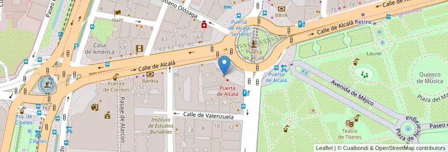 Mapa de ubicacion de Harina en Espagne, Communauté De Madrid, Communauté De Madrid, Área Metropolitana De Madrid Y Corredor Del Henares, Madrid.
