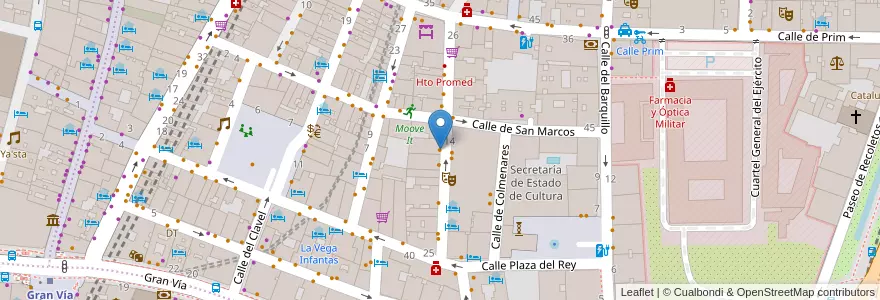Mapa de ubicacion de Harold's Fried Chicken en إسبانيا, منطقة مدريد, منطقة مدريد, Área Metropolitana De Madrid Y Corredor Del Henares, مدريد.