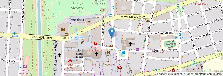 Mapa de ubicacion de Harrington No. 43 en Испания, Валенсия, Аликанте, Бах-Виналопо, Elx / Elche.