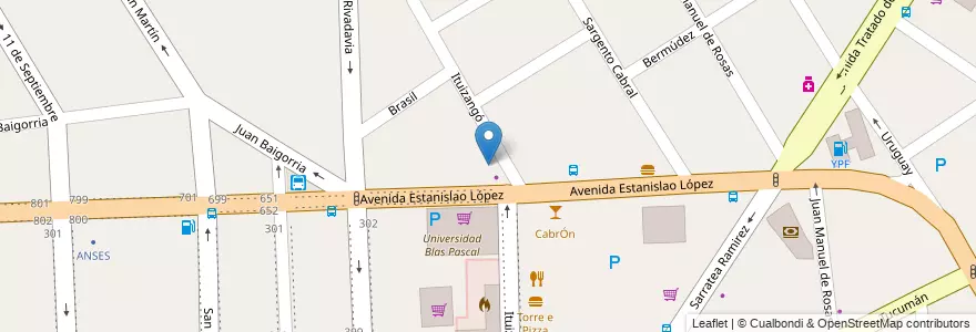 Mapa de ubicacion de HAUSWAGEN en Argentinien, Provinz Buenos Aires, Partido Del Pilar, Pilar.