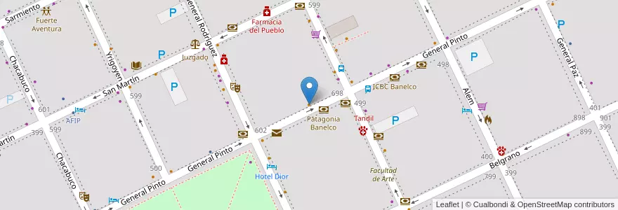 Mapa de ubicacion de Havanna en Argentina, Buenos Aires, Partido De Tandil, Tandil.