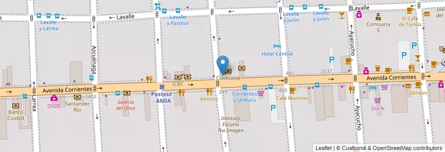 Mapa de ubicacion de Havanna, Balvanera en Argentinien, Ciudad Autónoma De Buenos Aires, Comuna 3, Buenos Aires.