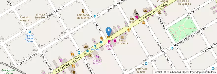 Mapa de ubicacion de Hay empanadas en Arjantin, Buenos Aires, Partido De Vicente López, Vicente López.