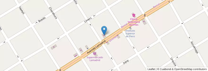 Mapa de ubicacion de Hector Longobardi en Argentina, Provincia Di Buenos Aires, Partido De Quilmes, Quilmes.