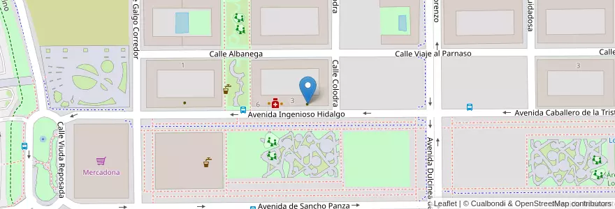 Mapa de ubicacion de Heidi y Garabatos III en اسپانیا, بخش خودمختار مادرید, بخش خودمختار مادرید, Área Metropolitana De Madrid Y Corredor Del Henares, Getafe.