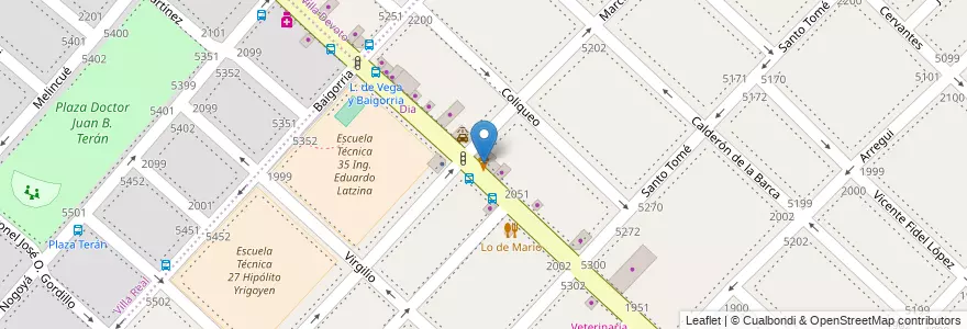 Mapa de ubicacion de Heladeria Artesanal, Monte Castro en آرژانتین, Ciudad Autónoma De Buenos Aires, Buenos Aires, Comuna 10.