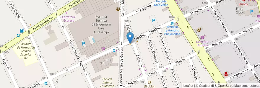 Mapa de ubicacion de Heladería Artesanal Premium, Caballito en アルゼンチン, Ciudad Autónoma De Buenos Aires, ブエノスアイレス, Comuna 6.