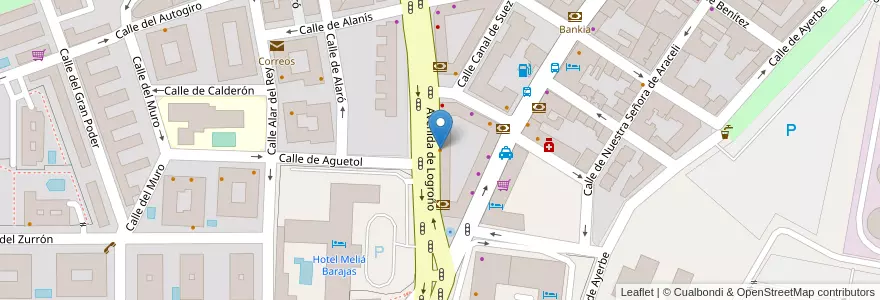 Mapa de ubicacion de Heladería Cariló en Sepanyol, Comunidad De Madrid, Comunidad De Madrid, Área Metropolitana De Madrid Y Corredor Del Henares, Madrid.