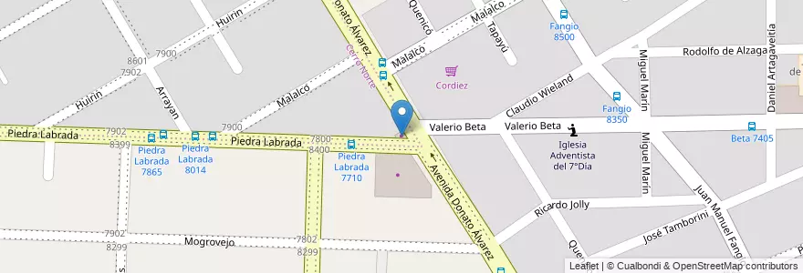 Mapa de ubicacion de Heladeria Grido en Arjantin, Córdoba, Departamento Capital, Pedanía Capital, Córdoba, Municipio De Córdoba.