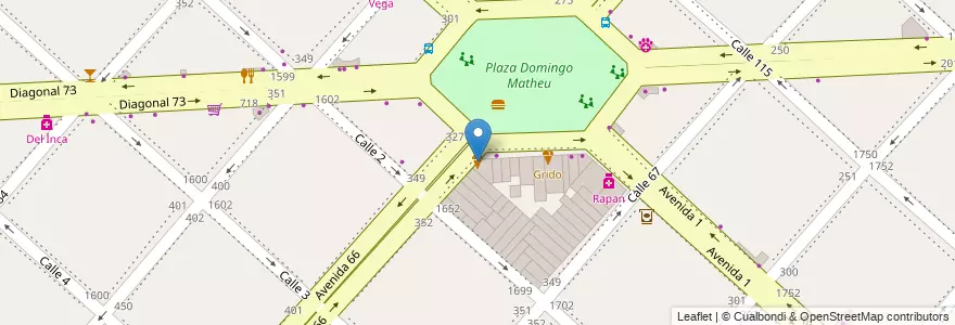 Mapa de ubicacion de Heladería Il Capo, Casco Urbano en Argentina, Buenos Aires, Partido De La Plata, La Plata.