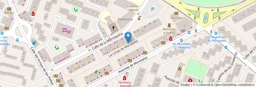 Mapa de ubicacion de Heladería Roma en スペイン, マドリード州, Comunidad De Madrid, Área Metropolitana De Madrid Y Corredor Del Henares, Madrid.