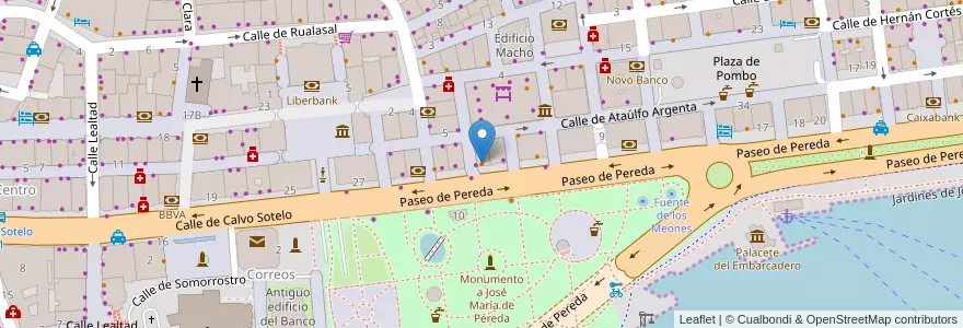 Mapa de ubicacion de Heladerías Regma en スペイン, カンタブリア州, カンタブリア州, Santander, Santander.