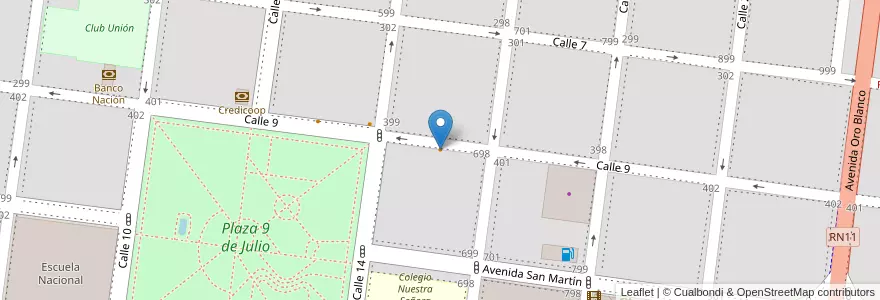 Mapa de ubicacion de Helados Antartida en Argentine, Santa Fe, Departamento General Obligado, Municipio De Avellaneda.