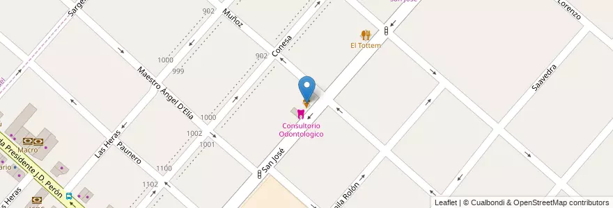 Mapa de ubicacion de Helados Candy en Argentine, Province De Buenos Aires, Partido De San Miguel, Muñiz.