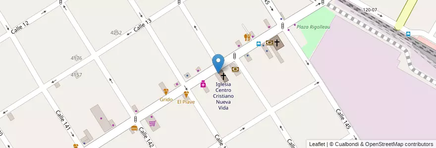 Mapa de ubicacion de Helados Unicrem en Argentina, Buenos Aires, Partido De Berazategui, Berazategui.