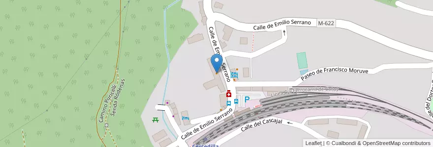 Mapa de ubicacion de Helio en Sepanyol, Comunidad De Madrid, Comunidad De Madrid, Cuenca Del Guadarrama, Cercedilla.