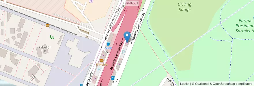 Mapa de ubicacion de Helix Lubricación, Saavedra en Argentinië, Buenos Aires, Comuna 12, Partido De Vicente López, Vicente López.