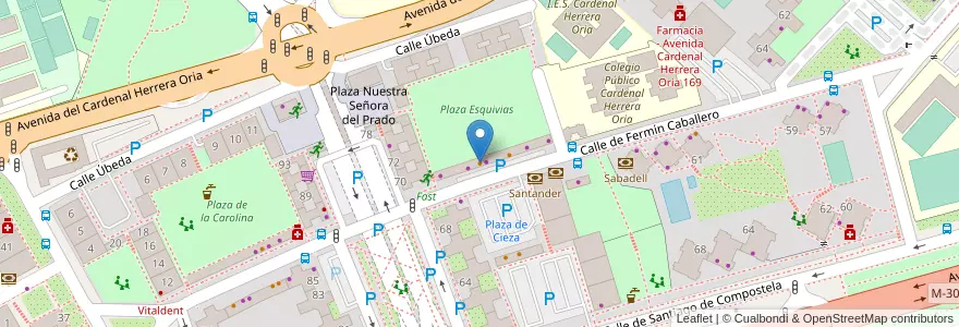 Mapa de ubicacion de Hemeya en Испания, Мадрид, Мадрид, Área Metropolitana De Madrid Y Corredor Del Henares, Мадрид.
