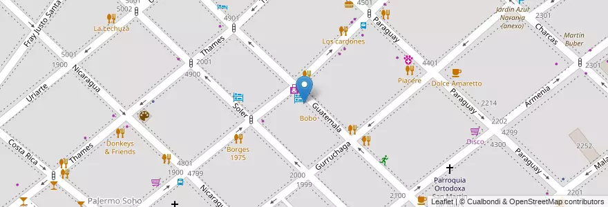 Mapa de ubicacion de Henri, Palermo en آرژانتین, Ciudad Autónoma De Buenos Aires, Buenos Aires, Comuna 14.