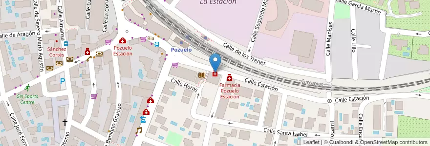 Mapa de ubicacion de Herbolario Francisco Alonso en Spanien, Autonome Gemeinschaft Madrid, Autonome Gemeinschaft Madrid, Área Metropolitana De Madrid Y Corredor Del Henares, Pozuelo De Alarcón.