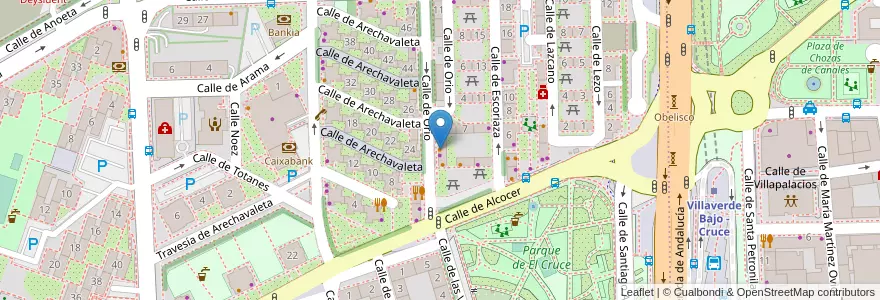 Mapa de ubicacion de Hermanos Aguilera en スペイン, マドリード州, Comunidad De Madrid, Área Metropolitana De Madrid Y Corredor Del Henares, Madrid.