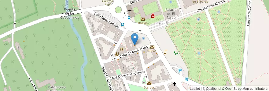 Mapa de ubicacion de Hermanos Rodríguez en Испания, Мадрид, Мадрид, Área Metropolitana De Madrid Y Corredor Del Henares, Мадрид.