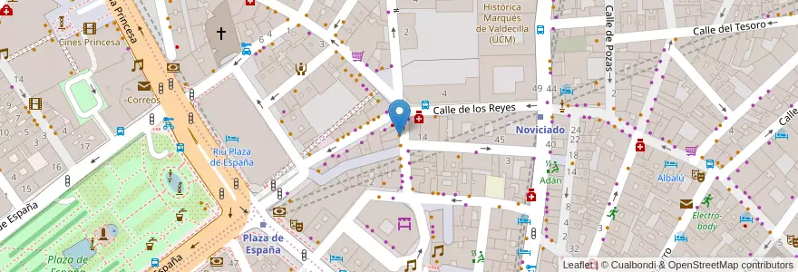 Mapa de ubicacion de Hero en スペイン, マドリード州, Comunidad De Madrid, Área Metropolitana De Madrid Y Corredor Del Henares, Madrid.