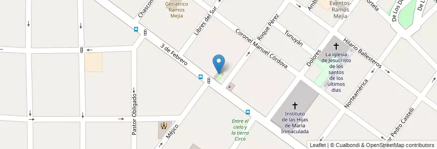 Mapa de ubicacion de Herreria Victor Alais en アルゼンチン, ブエノスアイレス州, Partido De Morón, Villa Sarmiento.
