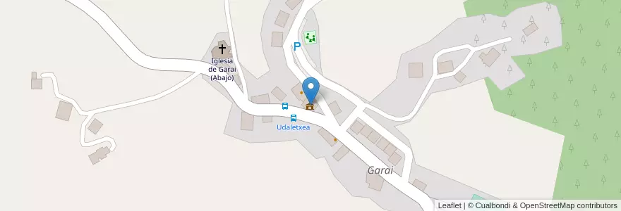 Mapa de ubicacion de Herriko Jatetxea-Bar en 스페인, Euskadi, Bizkaia, Durangaldea, Garai.