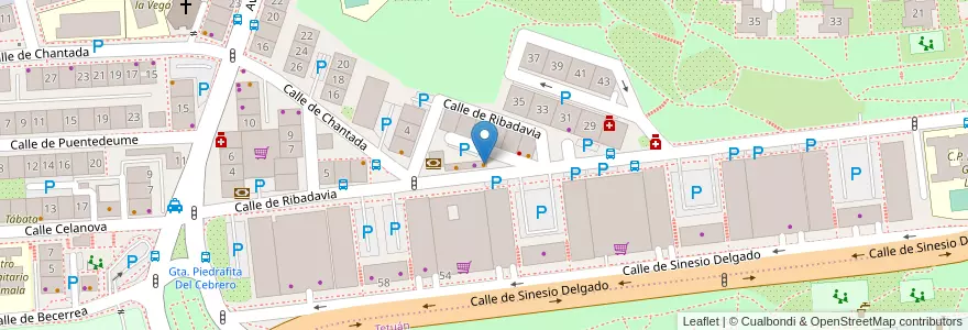 Mapa de ubicacion de Hidalgo en Испания, Мадрид, Мадрид, Área Metropolitana De Madrid Y Corredor Del Henares, Мадрид.