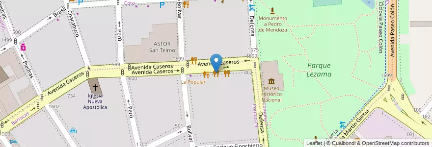 Mapa de ubicacion de Hierbabuena, Barracas en Argentina, Ciudad Autónoma De Buenos Aires, Comuna 4, Comuna 1, Buenos Aires.