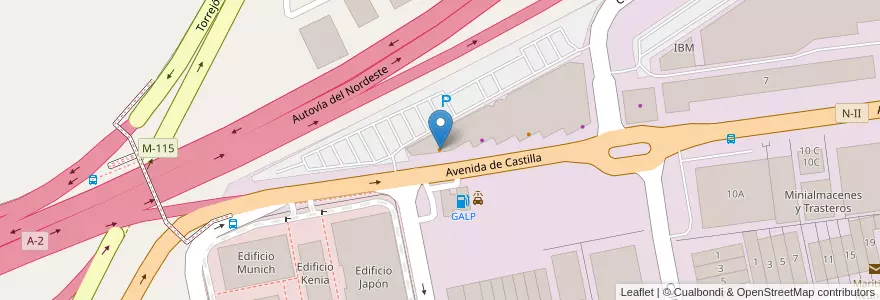 Mapa de ubicacion de Higuera en إسبانيا, منطقة مدريد, منطقة مدريد, Área Metropolitana De Madrid Y Corredor Del Henares, San Fernando De Henares.