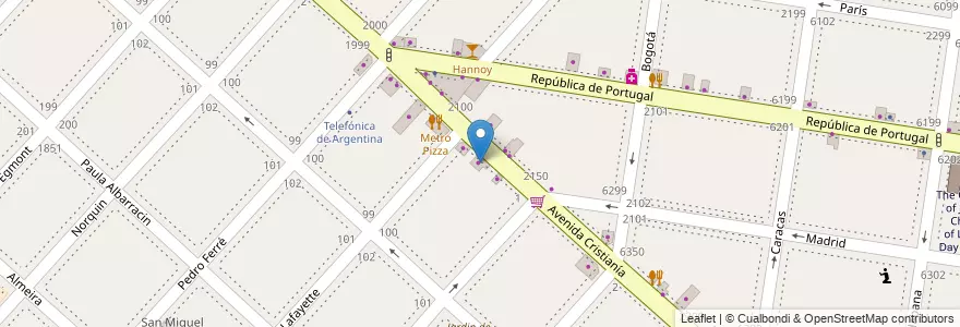 Mapa de ubicacion de Hioraulica Movil en الأرجنتين, بوينس آيرس, Partido De La Matanza, Isidro Casanova.