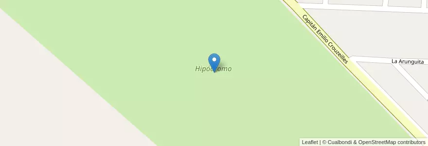 Mapa de ubicacion de Hipódromo en Argentina, Cile, Provincia Di Neuquén, Departamento Confluencia, Municipio De Neuquén, Neuquén.