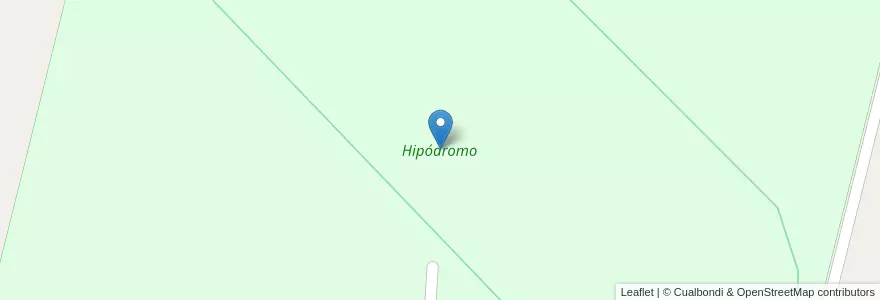 Mapa de ubicacion de Hipódromo en Arjantin, San Luis, General Pedernera, Municipio De Villa Mercedes.