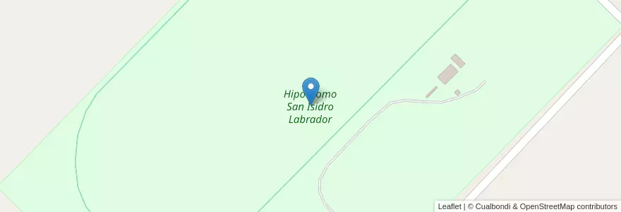 Mapa de ubicacion de Hipódromo San Isidro Labrador en アルゼンチン, エントレ・リオス州, Departamento San Salvador, Distrito Arroyo Grande, San Salvador.