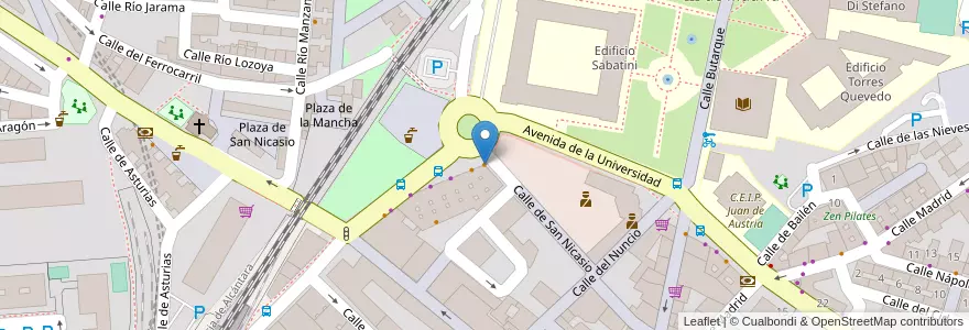 Mapa de ubicacion de Hnos Arroyo en スペイン, マドリード州, Comunidad De Madrid, Área Metropolitana De Madrid Y Corredor Del Henares, Leganés.